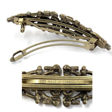 Load image into Gallery viewer, Art Deco Vintage Crystal Long Barrette B177