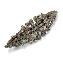 Load image into Gallery viewer, Art Deco Vintage Crystal Long Barrette B177