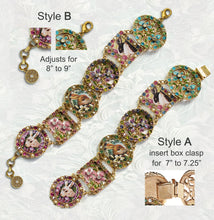 Load image into Gallery viewer, Vintage Cats Bracelet BR536-C
