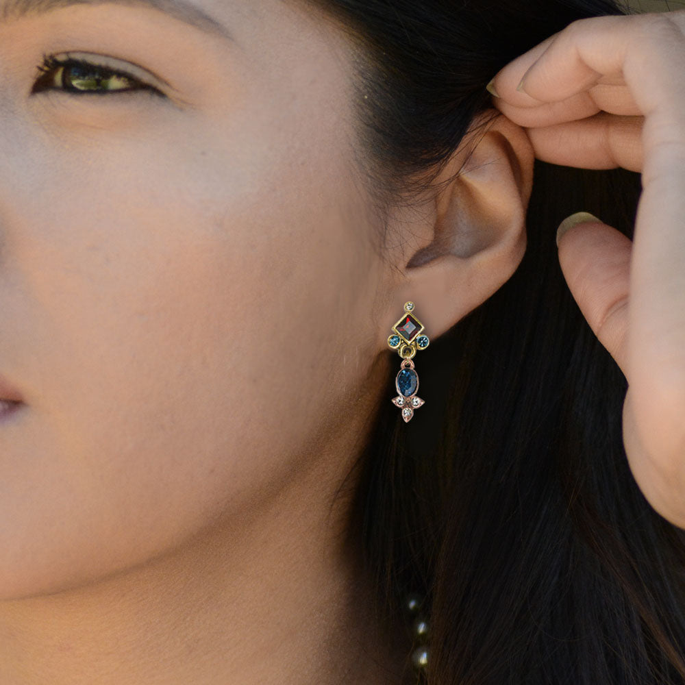 Dainty Victorian Royal Jewel Earrings by Sweet Romance – Sweet Romance ...