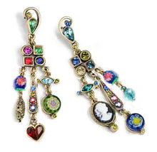 Load image into Gallery viewer, Mismatched Modernist Geometric Earrings  E475-MM