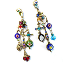 Load image into Gallery viewer, Mismatched Modernist Geometric Earrings  E475-MM