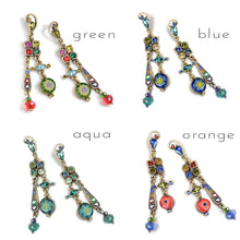 Load image into Gallery viewer, Millefiori Glass Modern Mid Century Earrings E475