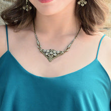 Load image into Gallery viewer, Art Deco Triangle Gatsby Necklace N935