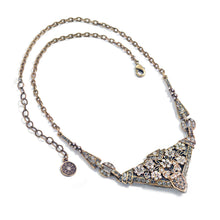 Load image into Gallery viewer, Art Deco Triangle Gatsby Necklace N935