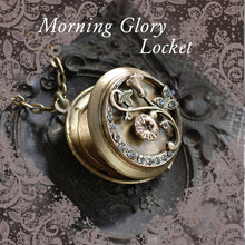 Load image into Gallery viewer, Morning Glory Bronze Locket