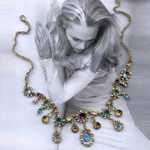 Load image into Gallery viewer, French Regency Royal Tourmaline Necklace N531