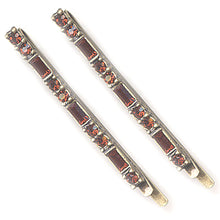 Load image into Gallery viewer, Baguette Bobby Pins Set of 2 BP302 - Sweet Romance Wholesale