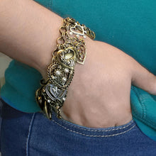 Load image into Gallery viewer, All My Love - Heart Charm &amp; Locket Bracelet BR214 - Sweet Romance Wholesale