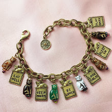 Load image into Gallery viewer, Good Life Cat Charm Bracelet BR549 - Sweet Romance Wholesale