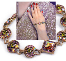 Load image into Gallery viewer, Vintage Midcentury Aurora Glamour Bracelet BR555 - Sweet Romance Wholesale