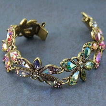 Load image into Gallery viewer, Vintage Rainbow Firefly Bracelet BR558 - Sweet Romance Wholesale
