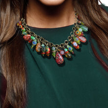Load image into Gallery viewer, Millefiori Citrus Bead Necklace - Sweet Romance Wholesale