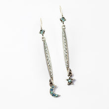 Load image into Gallery viewer, Longated Star &amp; Moon Earring E1499 - Sweet Romance Wholesale