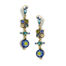Load image into Gallery viewer, Millefiori Glass Modern Art Earrings E512 - Sweet Romance Wholesale