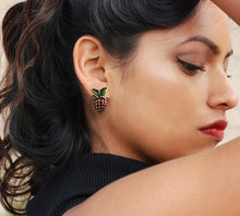 Load image into Gallery viewer, Sweet Strawberries Statement Earrings E539 - Sweet Romance Wholesale