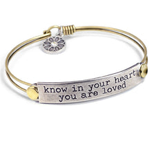 Load image into Gallery viewer, Inspirational Message Bar Bangle Bracelets - Sweet Romance Wholesale