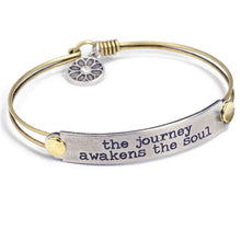 Load image into Gallery viewer, Inspirational Message Bar Bangle Bracelets - Sweet Romance Wholesale