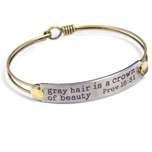 Load image into Gallery viewer, Inspirational Message Bar Bangle Bracelets - Sweet Romance Wholesale