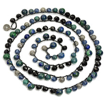 Load image into Gallery viewer, Gemstone Bead Necklace Malachite or Jasper - Sweet Romance Wholesale
