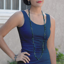 Load image into Gallery viewer, Gemstone Bead Necklace Malachite or Jasper - Sweet Romance Wholesale