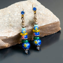 Load image into Gallery viewer, Millefiori Stack Earrings E1474 - Sweet Romance Wholesale