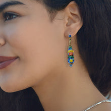 Load image into Gallery viewer, Millefiori Stack Earrings E1474 - Sweet Romance Wholesale