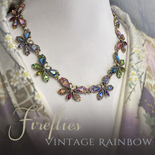 Load image into Gallery viewer, Vintage Rainbow Firefly Necklace N1221 - Sweet Romance Wholesale