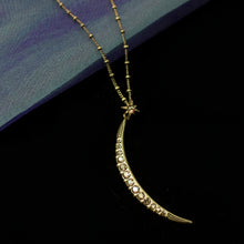 Load image into Gallery viewer, Half Moon Pendant Necklace N1627 - Sweet Romance Wholesale