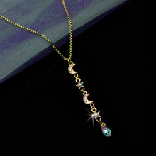Load image into Gallery viewer, Star &amp; Moon Y Necklace N1628 - Sweet Romance Wholesale