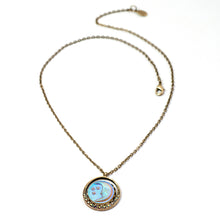 Load image into Gallery viewer, Iridescent Moon Necklace N1631 - Sweet Romance Wholesale