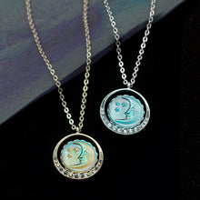 Load image into Gallery viewer, Iridescent Moon Necklace N1631 - Sweet Romance Wholesale