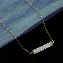 Load image into Gallery viewer, Crystal Rock Bar Necklace N1639 - Sweet Romance Wholesale