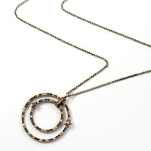 Load image into Gallery viewer, Double Circle Star Necklace N1643 - Sweet Romance Wholesale