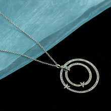 Load image into Gallery viewer, Double Circle Star Necklace N1643 - Sweet Romance Wholesale