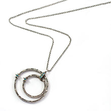 Load image into Gallery viewer, Double Circle Star Necklace N1643 - Sweet Romance Wholesale