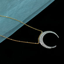 Load image into Gallery viewer, Inverted Crescent Moon Necklace N1705 - Sweet Romance Wholesale