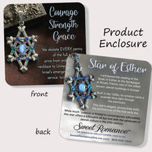 Load image into Gallery viewer, Star of Esther Magen David Necklace for Israel N370