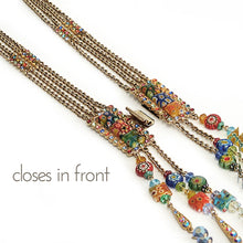 Load image into Gallery viewer, Tango Millefiori Glass Necklace - Sweet Romance Wholesale