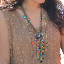 Load image into Gallery viewer, Tango Millefiori Glass Necklace - Sweet Romance Wholesale