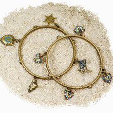 Load image into Gallery viewer, Rainbow Hearts Bangle Bracelet OL_BR305 - Sweet Romance Wholesale