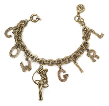 Load image into Gallery viewer, Cowgirl Letter Charm Bracelet OL_BR323 - Sweet Romance Wholesale