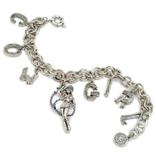 Load image into Gallery viewer, Cowgirl Letter Charm Bracelet OL_BR323 - Sweet Romance Wholesale