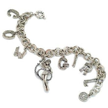 Load image into Gallery viewer, Cowgirl Letter Charm Bracelet OL_BR323 - Sweet Romance Wholesale