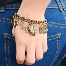 Load image into Gallery viewer, Heartbreaker Letter Charm Bracelet OL_BR325 - Sweet Romance Wholesale