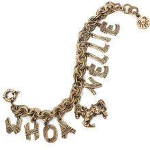 Load image into Gallery viewer, Whoa Nellie Cowgirl Charm Bracelet OL_BR326 - Sweet Romance Wholesale