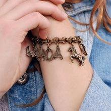 Load image into Gallery viewer, Whoa Nellie Cowgirl Charm Bracelet OL_BR326 - Sweet Romance Wholesale