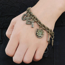 Load image into Gallery viewer, Get Lucky Letter Charm Bracelet OL_BR328 - Sweet Romance Wholesale