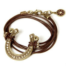 Load image into Gallery viewer, Get Lucky Horseshoe Wrap Bracelet OL_BR334 - Sweet Romance Wholesale