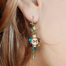 Load image into Gallery viewer, Day of the Dead Halloween Skull Earrings E241 - Sweet Romance Wholesale
